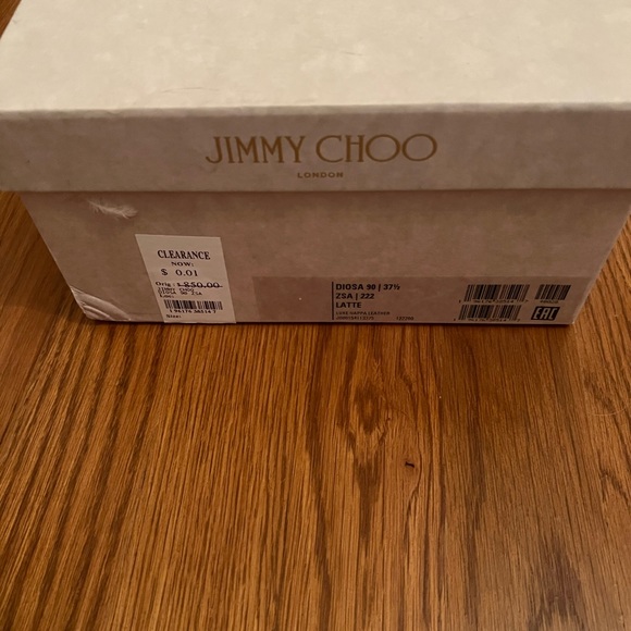NWT JIMMY CHOO BRAIDED HEELS SIZE 37.5 7 US - Picture 10 of 13
